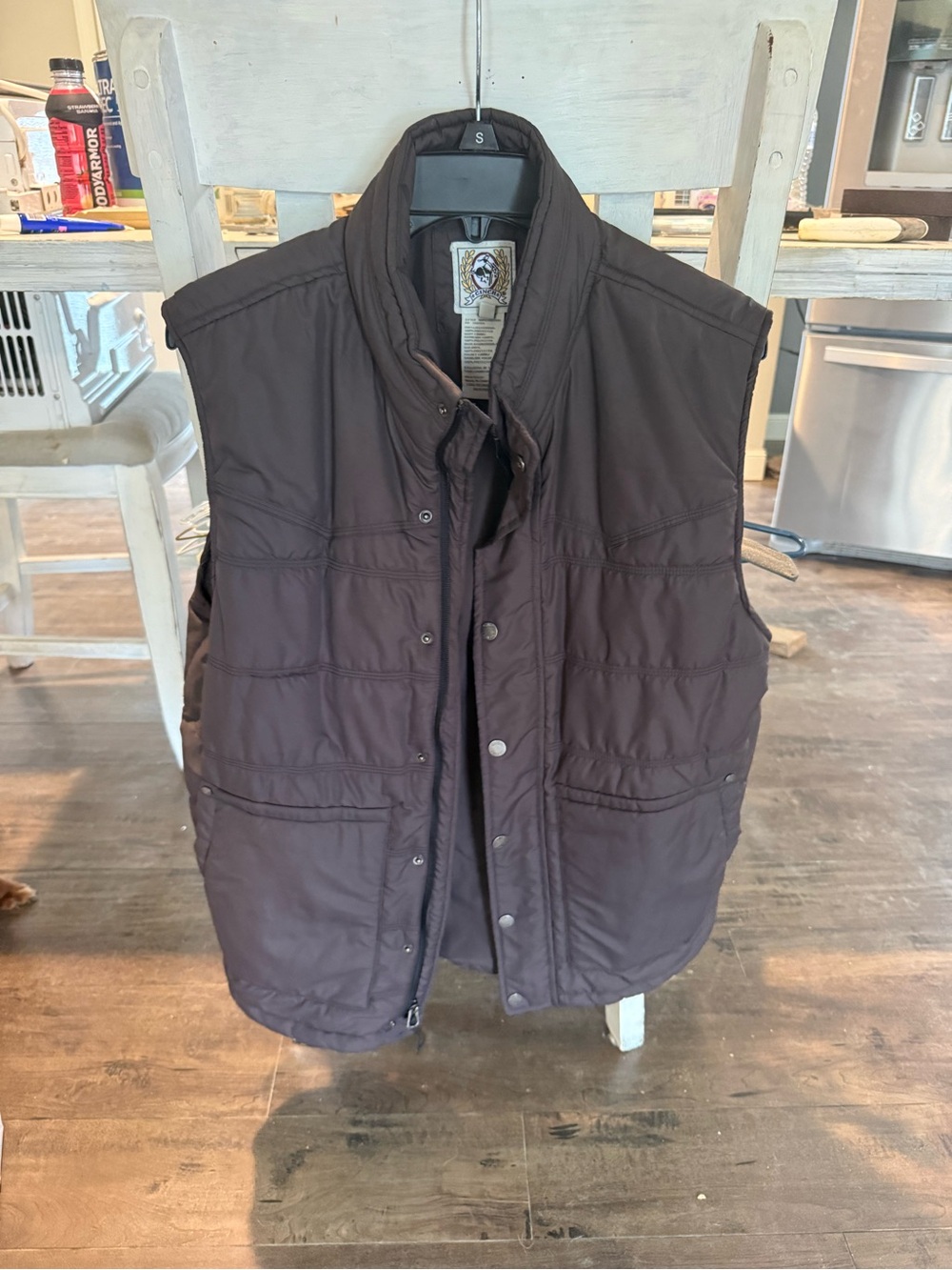 Cinch Men's Dark Brown Quilted Vest